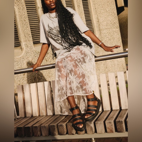 DR. MARTENS BLAIRE HYDRO LEATHER STRAP SANDALS - Picture 7 of 13